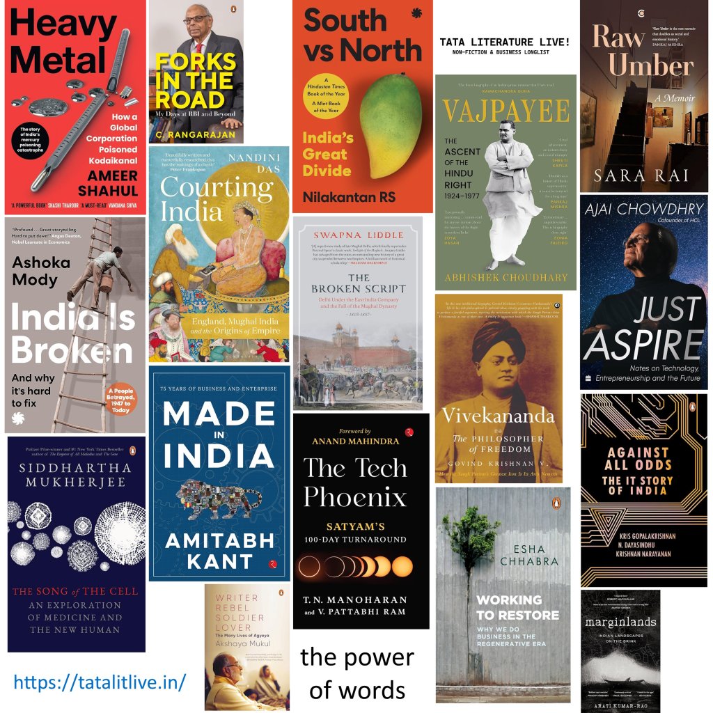 2023 Tata Literature Live! Literary Awards: Non-Fiction and Business Longlists